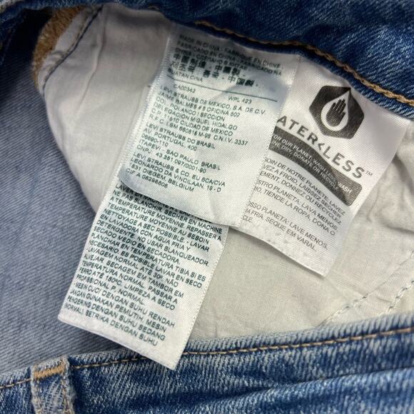 Levi's Premium Denim 721 High Rise Skinny in Rugged Indigo Size 28 - Picture 9 of 11